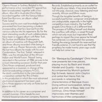 CD Chris Hinze: Baroque By Candlelight