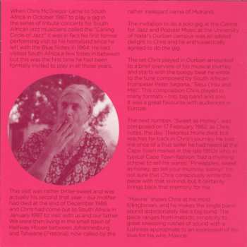 CD Chris McGregor: Sea Breezes: Solo Piano - Live In Durban 1987