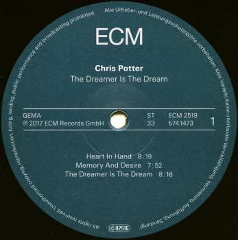 LP Chris Potter: The Dreamer Is The Dream