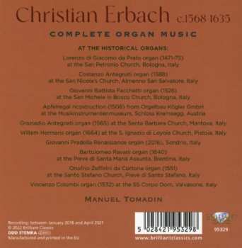 9CD/Box Set Manuel Tomadin: Complete Organ Music