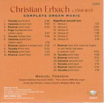 9CD/Box Set Manuel Tomadin: Complete Organ Music