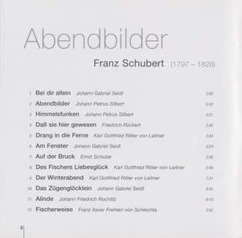 CD Franz Schubert: Abendbilder (Lieder Von Franz Schubert)