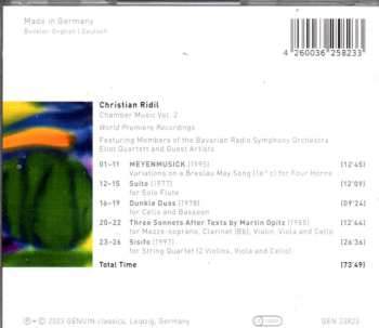 CD Symphonie-Orchester Des Bayerischen Rundfunks: Chamber Music Vol. 2