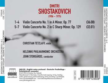 CD Dmitri Shostakovich: Violin Concertos 1 & 2