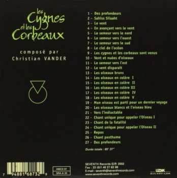 CD Christian Vander: Les Cygnes Et Les Corbeaux