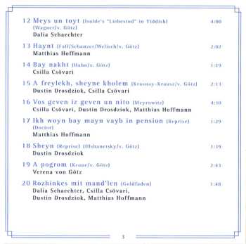 CD Christian von Götz: Mazeltov, Rachel'e  – The Yiddish Songs