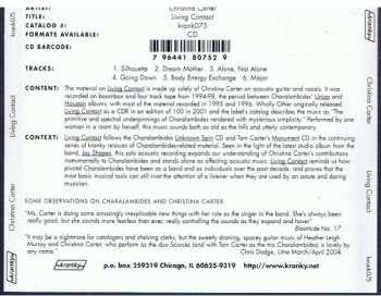 CD Christina Carter: Living Contact