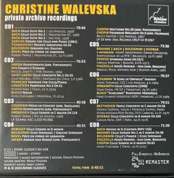 8CD/Box Set Christine Walevska: The Beauty & The Bow (Private Archive Recordings)