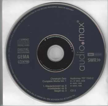 3CD/Box Set Christoph Delz: Complete Works Vol. 1