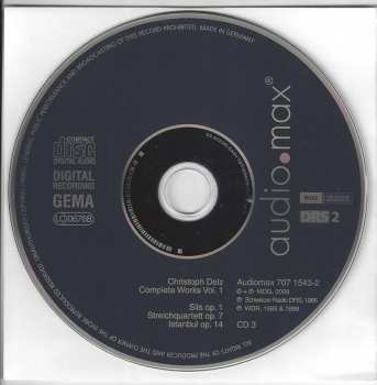 3CD/Box Set Christoph Delz: Complete Works Vol. 1