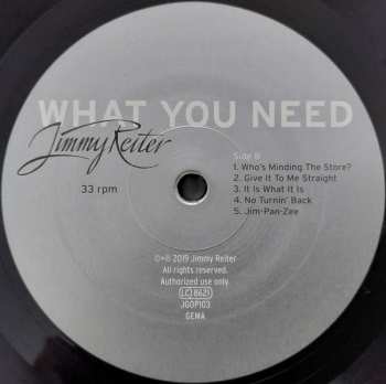LP Christoph "Jimmy" Reiter: What You Need