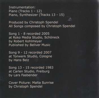 CD Christoph Spendel: Another Day