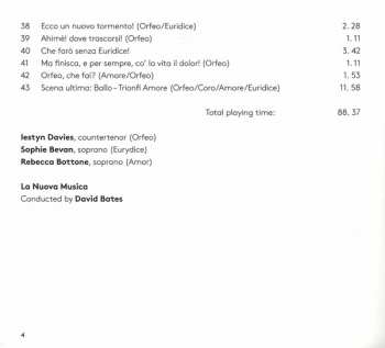 CD Christoph Willibald Gluck: Orfeo Ed Euridice DIGI