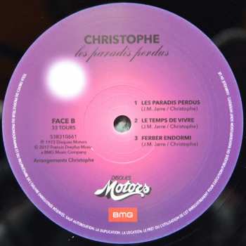 LP Christophe: Les Paradis Perdus