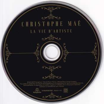 CD Christophe Maé: La Vie D'artiste