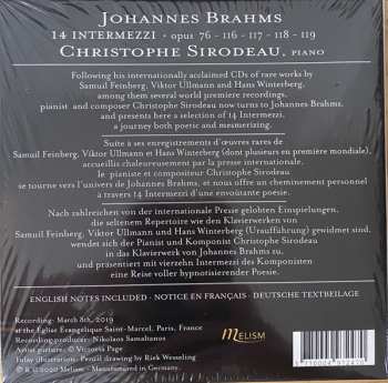 CD Christophe Sirodeau: Spielt Intermezzi