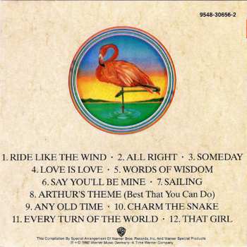 CD Christopher Cross: Ride Like The Wind / The Best Of Christopher Cross