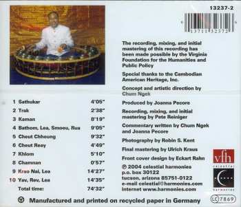 CD Chum Ngek: Homrong (Classical Music From Cambodia)