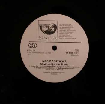 LP Marie Rottrová: Chvíli Můj A Chvíli Svůj