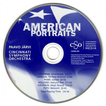 CD Paavo Järvi: American Portraits