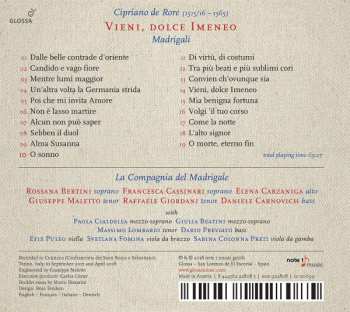 CD La Compagnia Del Madrigale: Vieni, Dolce Imeneo - Madrigali