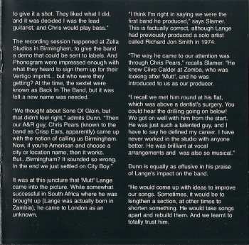 2CD City Boy: City Boy / Dinner At The Ritz