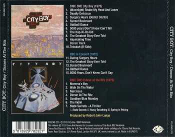 2CD City Boy: City Boy / Dinner At The Ritz