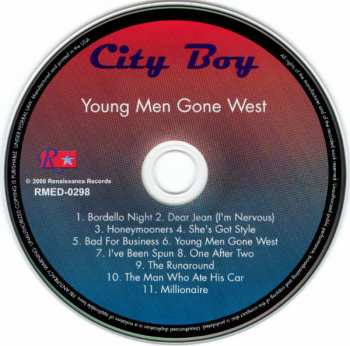 CD City Boy: Young Men Gone West