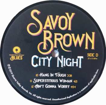 2LP Savoy Brown: City Night