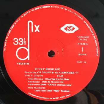 LP C.K. Mann & His Carousel 7: Funky Highlife