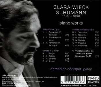 CD Clara Schumann: Clara Wieck Schumann: Piano Works