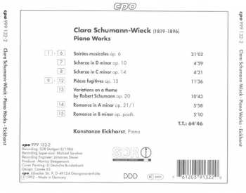 CD Clara Schumann: Piano Works