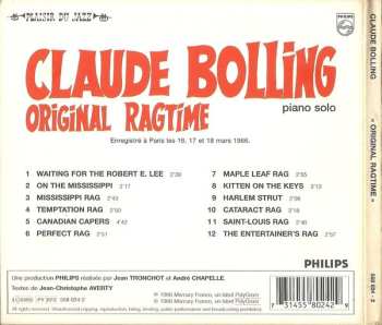 CD Claude Bolling: Original Ragtime DIGI