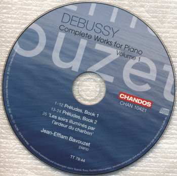 CD Claude Debussy: Complete Works For Piano, Volume 1