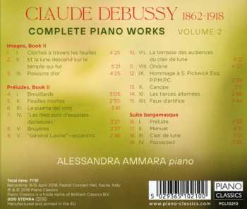 CD Claude Debussy: Debussy: Complete Piano Works, Volume 2