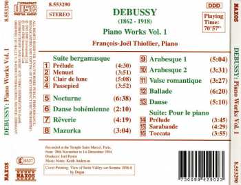 CD Claude Debussy: Piano Works Volume 1