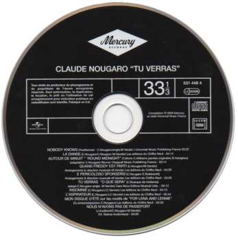 CD Claude Nougaro: Tu Verras