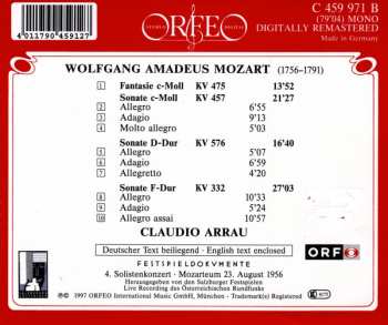 CD Wolfgang Amadeus Mozart: Sonaten KV 332 • 457 • 576 / Fantasie KV 475