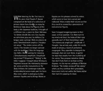 CD Maze: The Body Imitates The Landscape