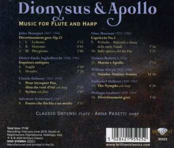 CD Anna Pasetti: Dionysus & Apollo: Music For Flute & Harp