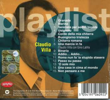 CD Claudio Villa: Playlist