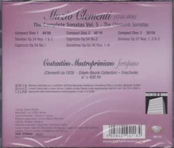 3CD Muzio Clementi: The Complete Sonatas Vol. 5 - The Clementi Sonatas