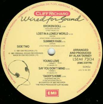 LP Cliff Richard: Wired For Sound