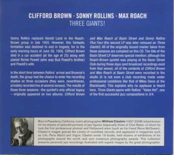 CD Sonny Rollins: Three Giants!