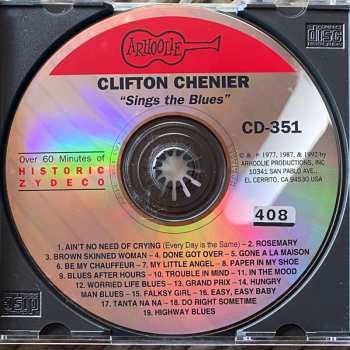 CD Clifton Chenier: Sings The Blues