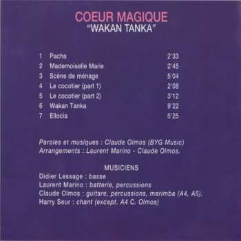 CD Coeur Magique: Wakan Tanka