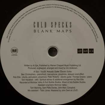SP Cold Specks: Blank Maps / Winter Solstice