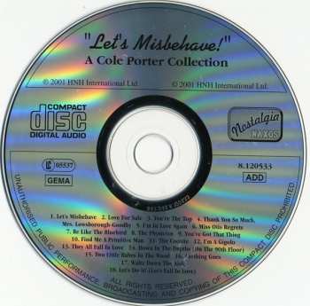 CD Cole Porter: Let's Misbehave! - A Cole Porter Collection, 1927-1940
