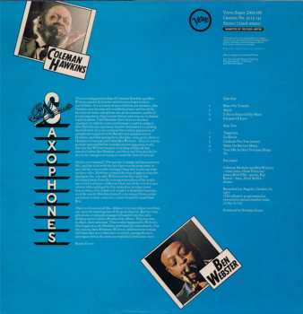 LP Ben Webster: Blue Saxophones LTD | CLR