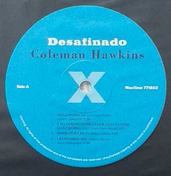 LP Coleman Hawkins: Desafinado Coleman Hawkins Plays Bossa Nova & Jazz Samba LTD
